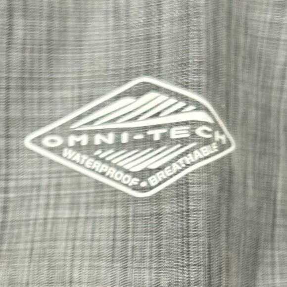 Columbia Omnitech Hooded Jacket Black Gray Women's Large - Picture 10 of 15